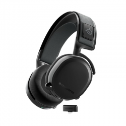 Steelseries Arctis 7+ Wireless Gaming Headset  - Lossless 2.4 Ghz - 30 Hour Battery Life - For Pc, Ps5, Ps4, Mac, Android And Switch - Black